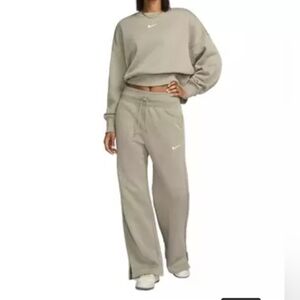 Nike Sportswear Phoenix Fleece Oversized Beige Sweatshirt XL